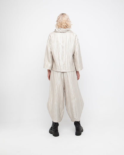 Ozai N Ku Boreas Shimmer Shirt, Ivory