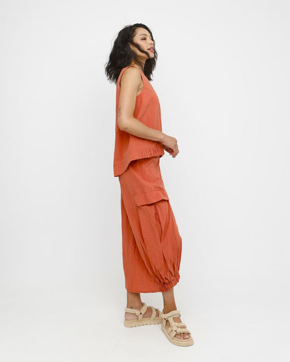 Ozai N Ku Zea Tank Top, Chili