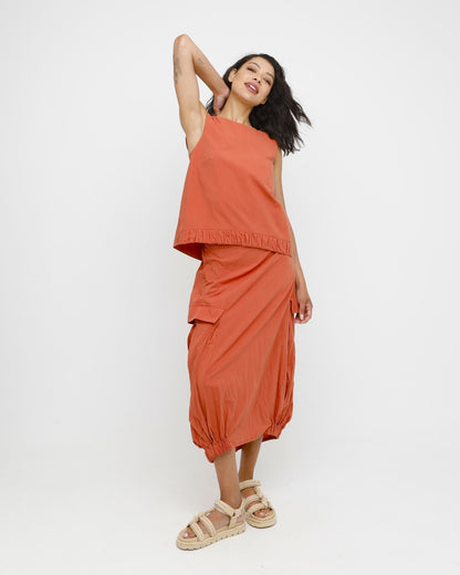 Ozai N Ku Zea Tank Top, Chili