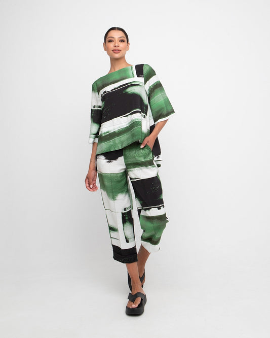 Ozai N Ku Hyle Top, Green Mix