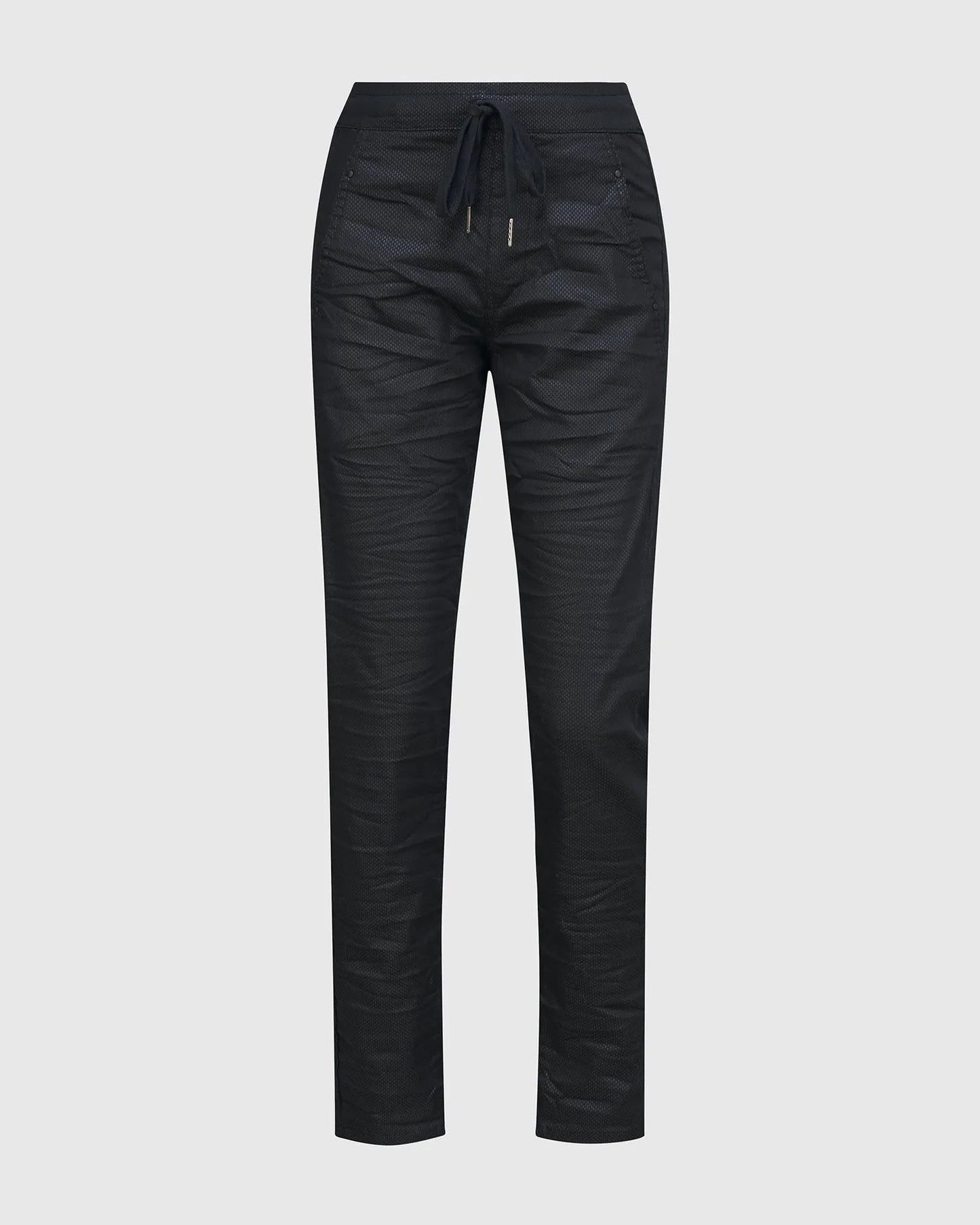 Snakeskin Iconic Stretch Jeans, Black