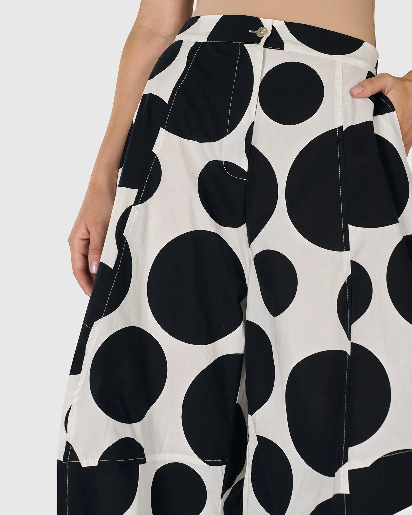 Urban Dot Balloon Pants, Mono
