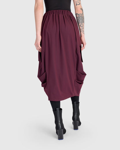 Essential Tekbika Gotta Have It Skirt, Wine