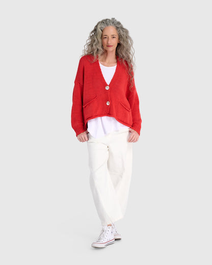 Go-To Barrel Pants, White