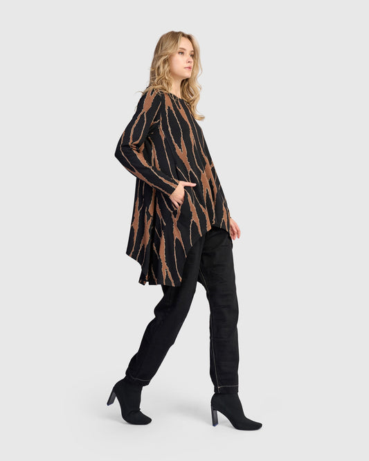 Lignette Pockets Top, Wood