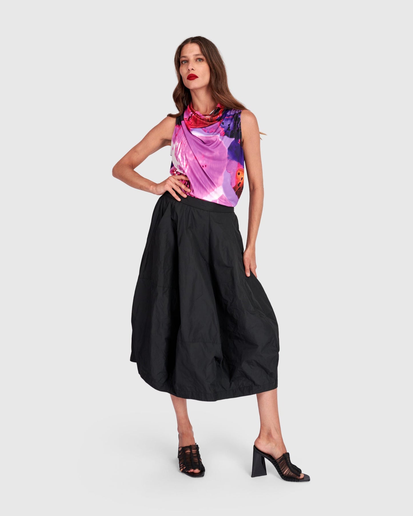Roji Cowl Tank, Orchid