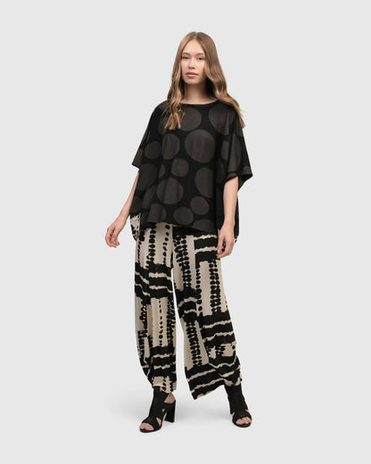 Nomad Oversized Top, Brown