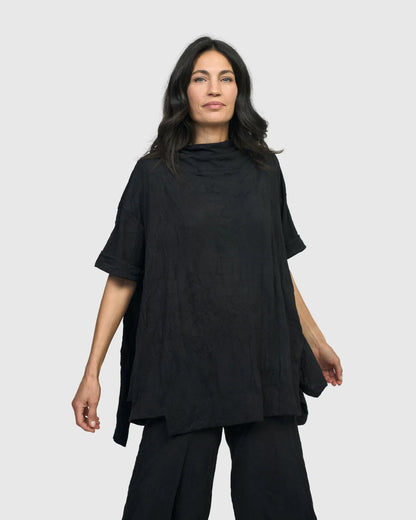 Nightline Trapeze Top, Black