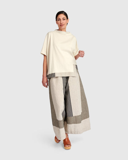 Urban On My Mind Boxy Top, Cream