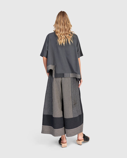 Urban On My Mind Boxy Top, Grey