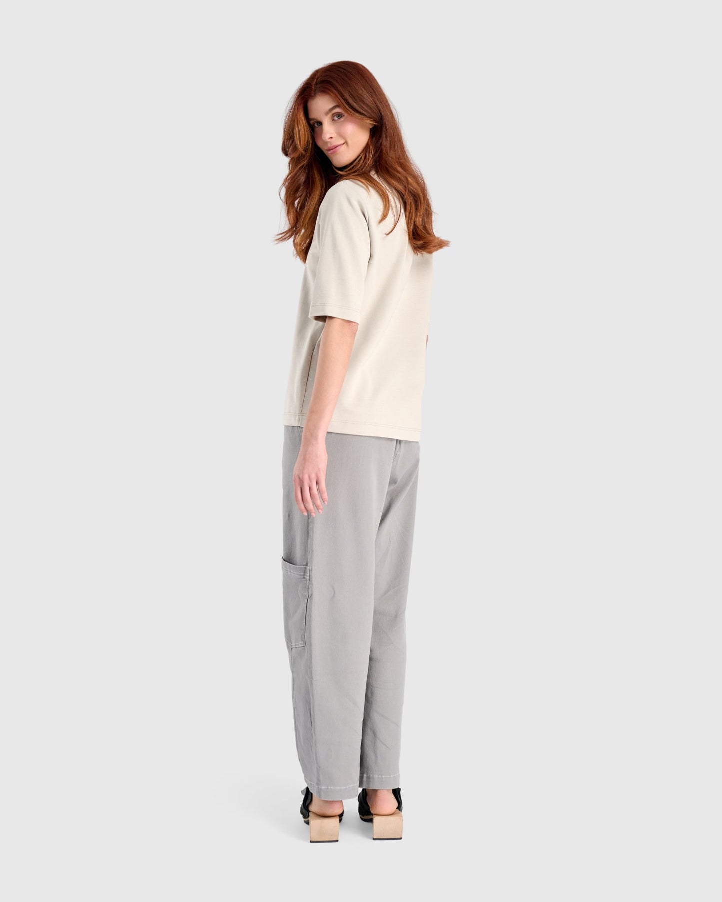Urban Staple Elevated Tee, Cream