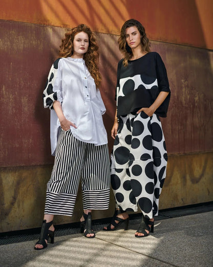 Urban Dot Balloon Pants, Mono