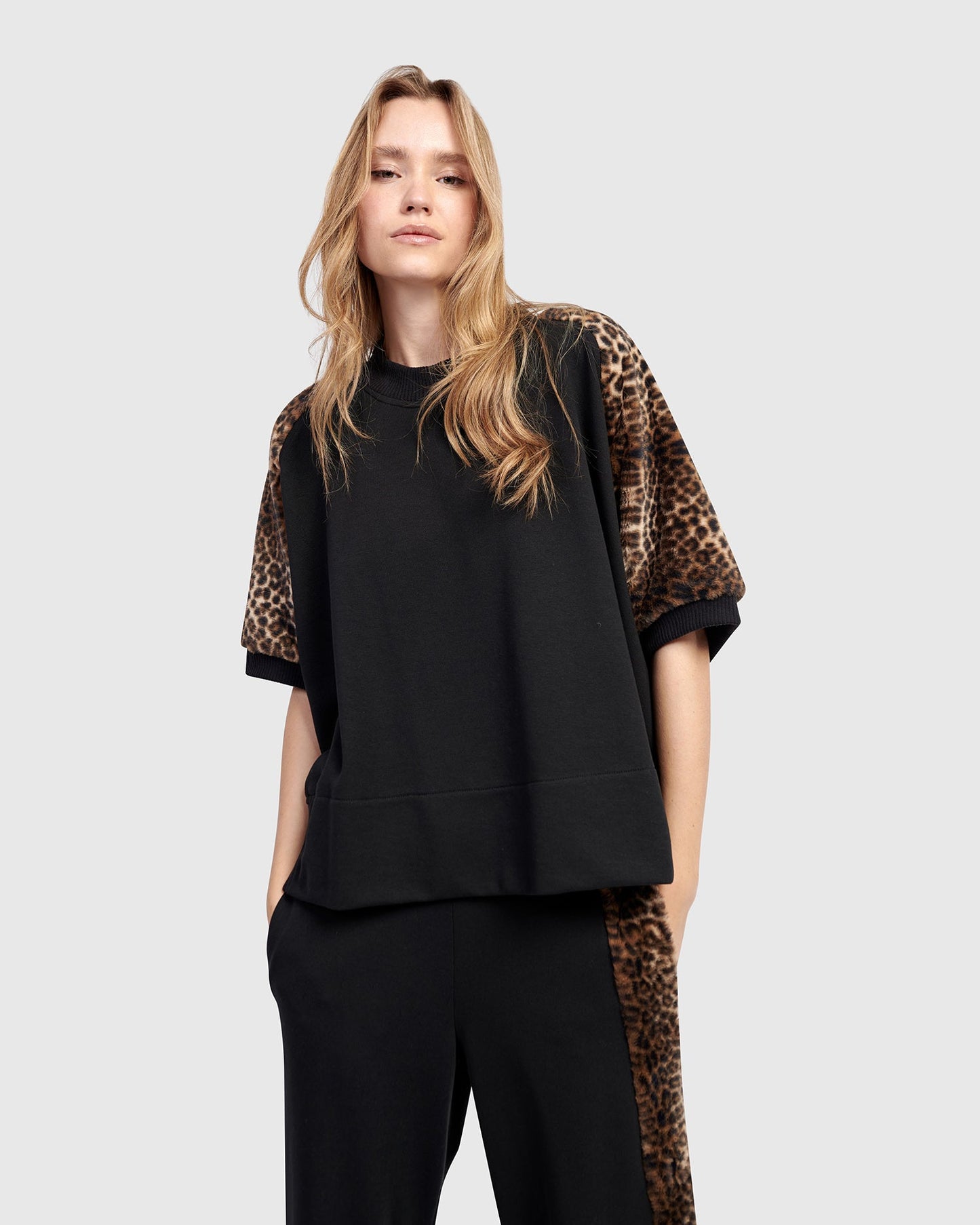 Urban Shroud Top, Leopard