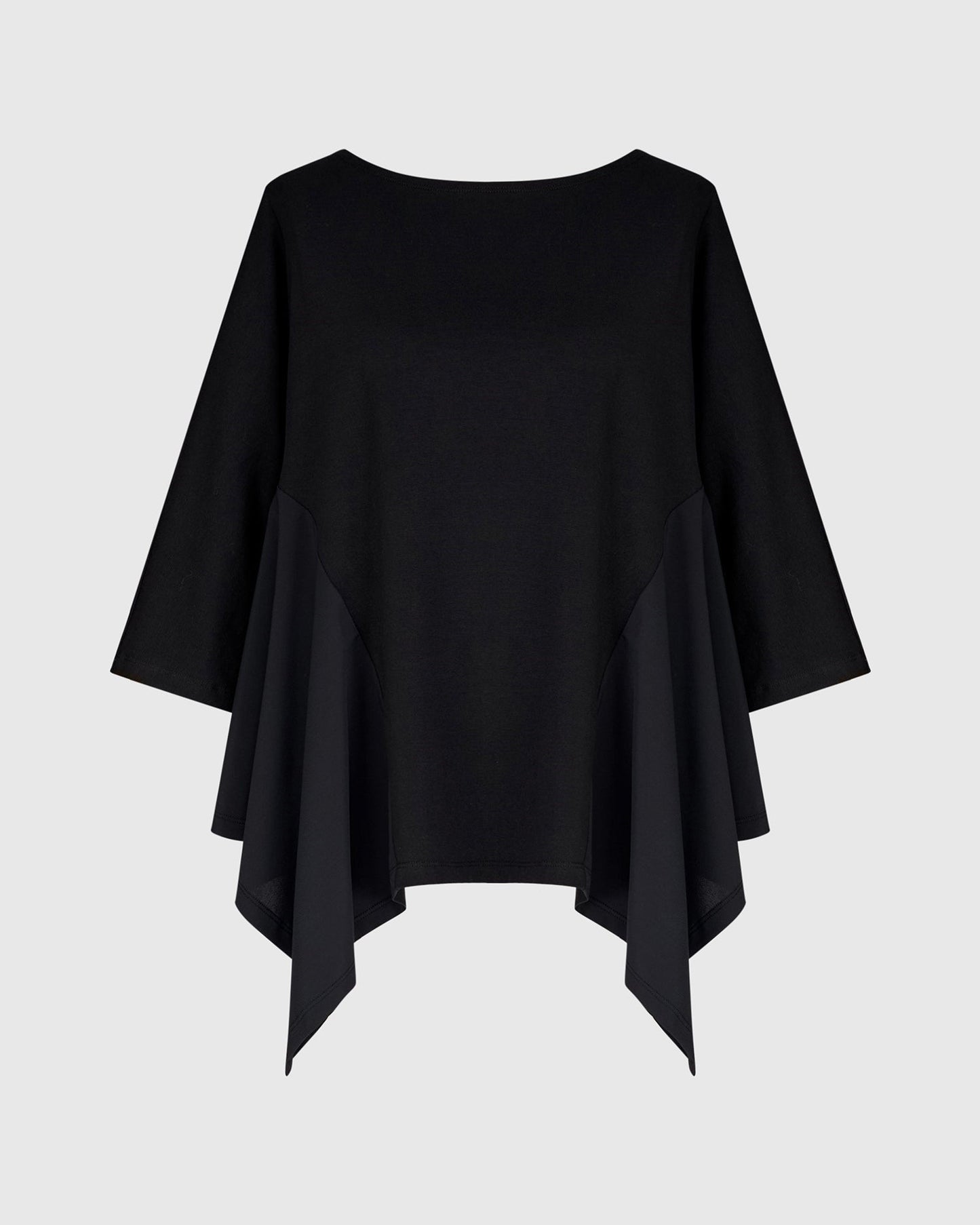 Tekbika Alexia Handkerchief Top, Black