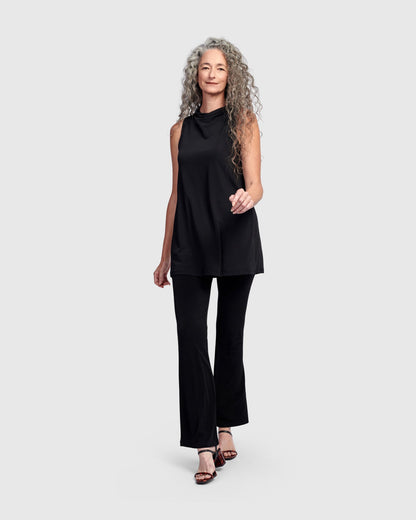 Essential Slinky Bistro Top, Black