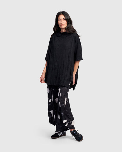 Nightline Trapeze Top, Black